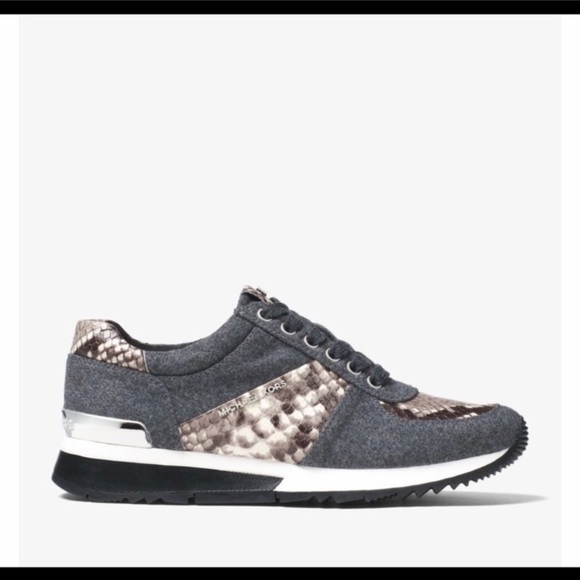 Michael kors Flannel / Embossed-Leather Sn… - Picture 4 of 4